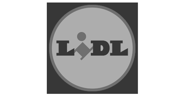 Brand logo for Lidl, a Voiceover.Café client.